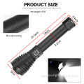 Zoomable 50W XHP90 rechargeable led flashlight